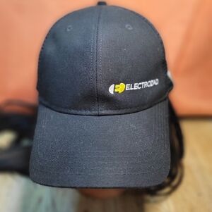 Carhartt Black Mesh Snapback Hat ELECTROZAD Logo